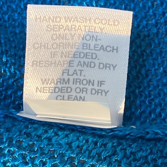 J. Jill Teal Blue cardigan, Excellent Condition, see measurements in photos - Picture 7 of 11